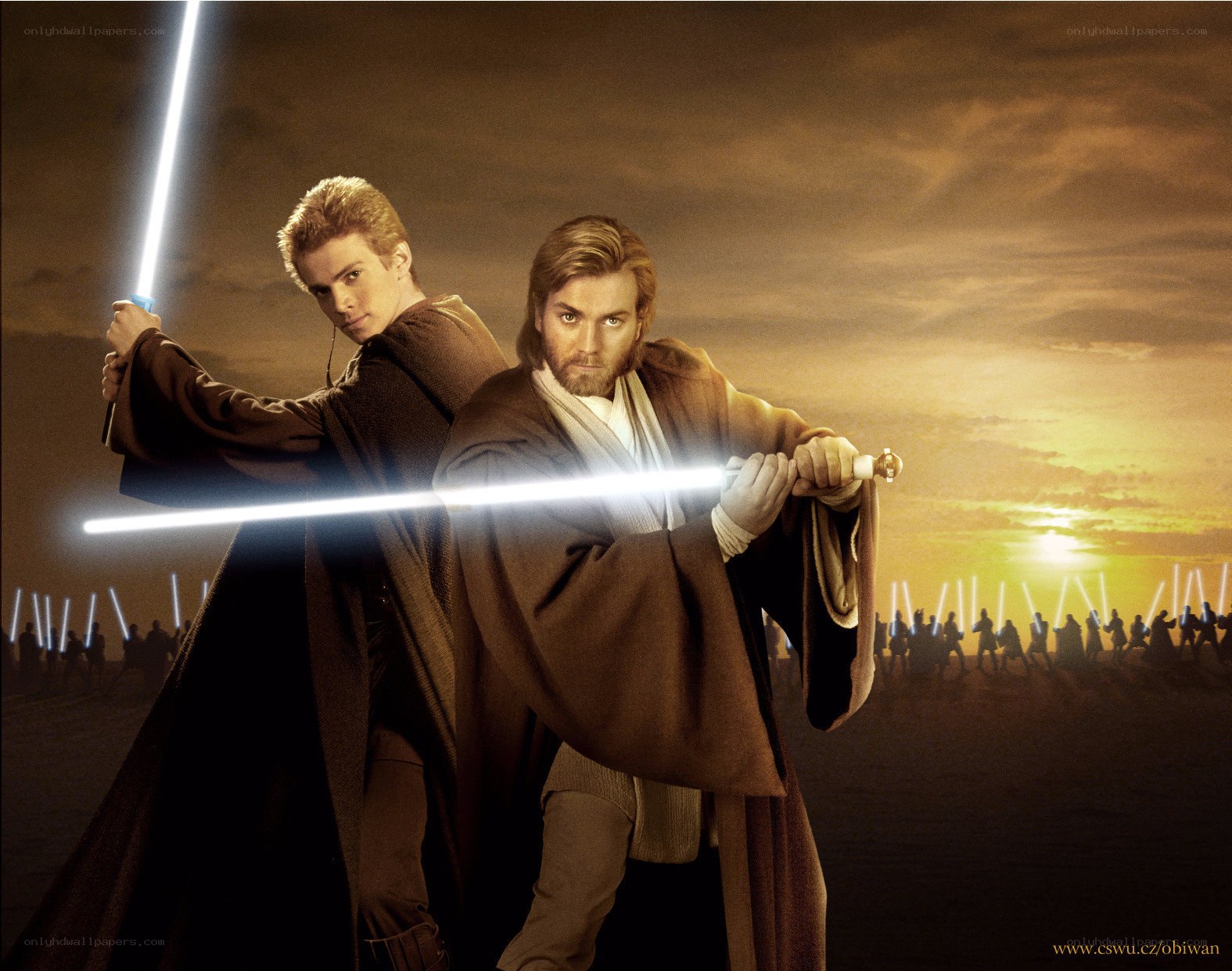 Jedi Knights in battle