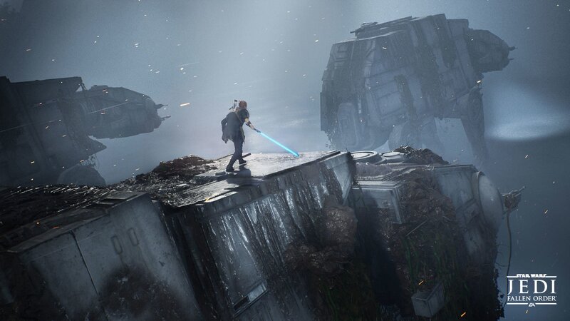 Jedi on Wreckage
