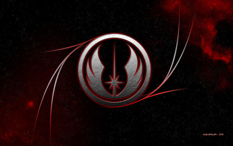 Jedi Order symbol in space