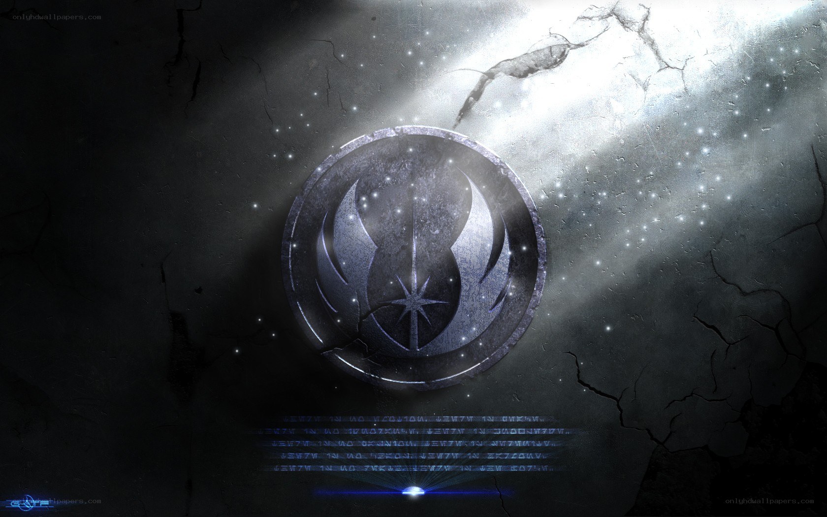 Jedi Order symbol in space