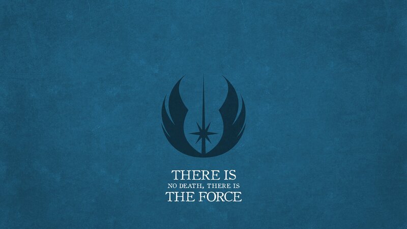 Jedi Symbol and Text