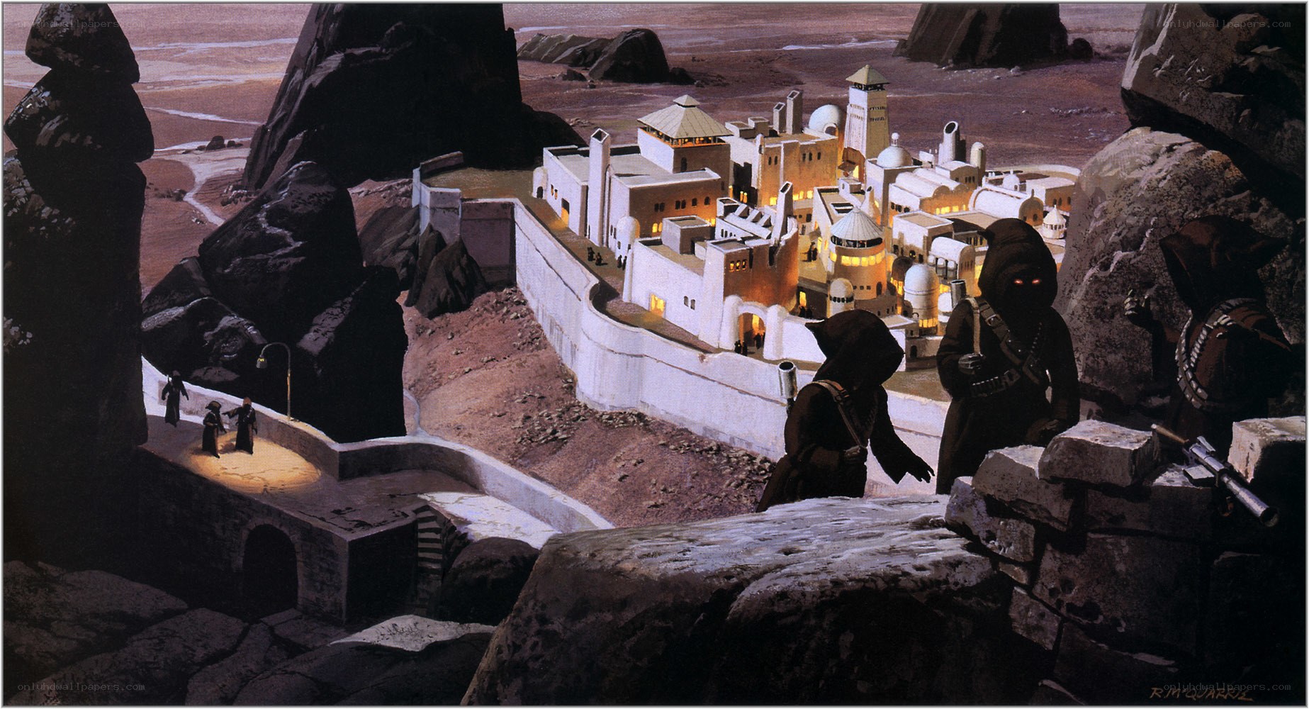 Jedi Temple on a desert planet
