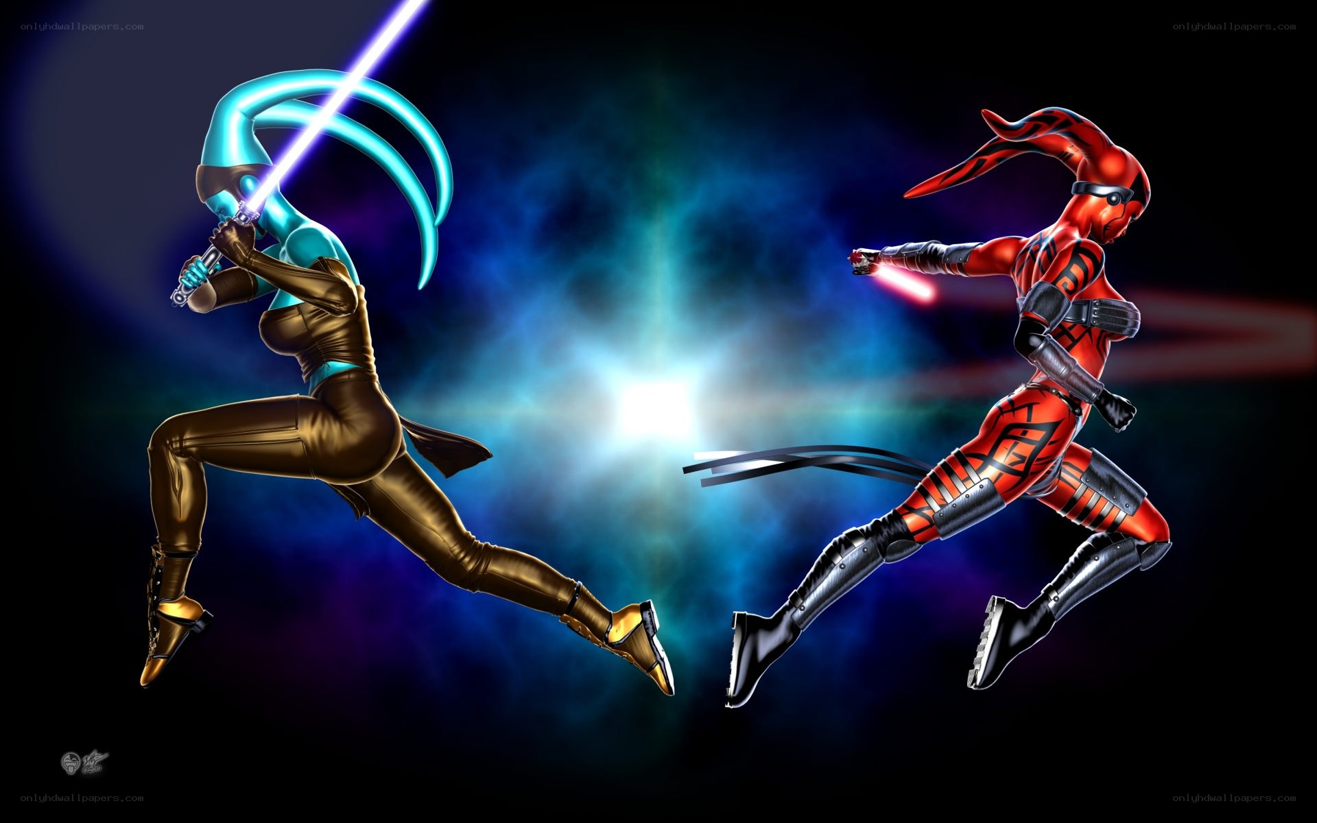 Jedi vs Sith duel