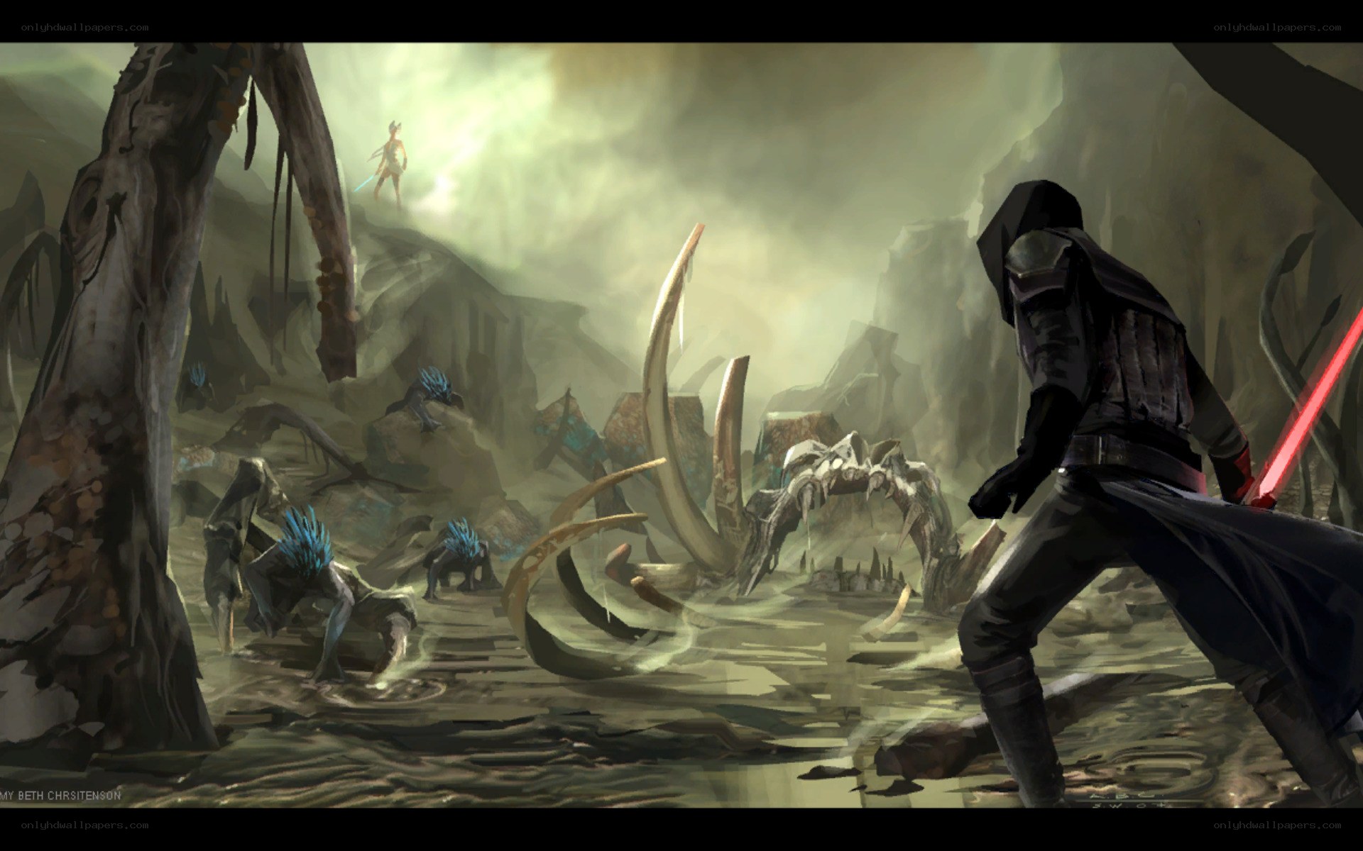Jedi vs Sith on alien planet