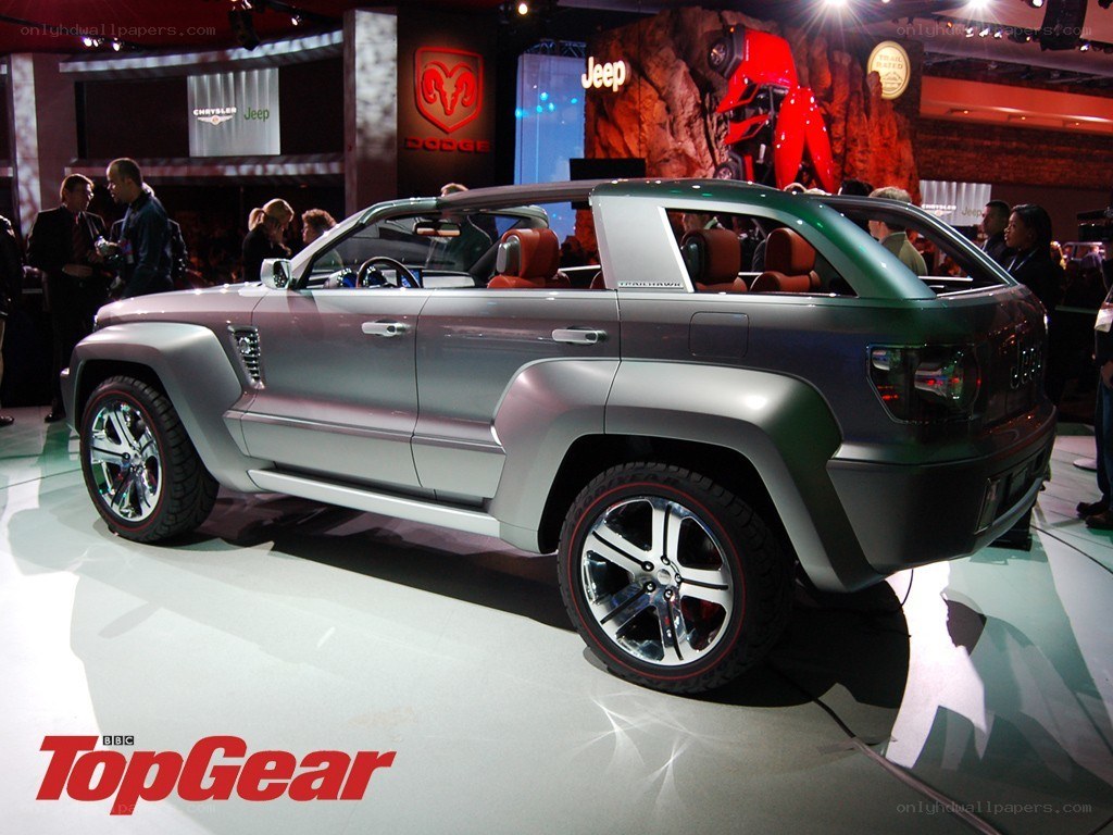 Jeep concept car at auto show