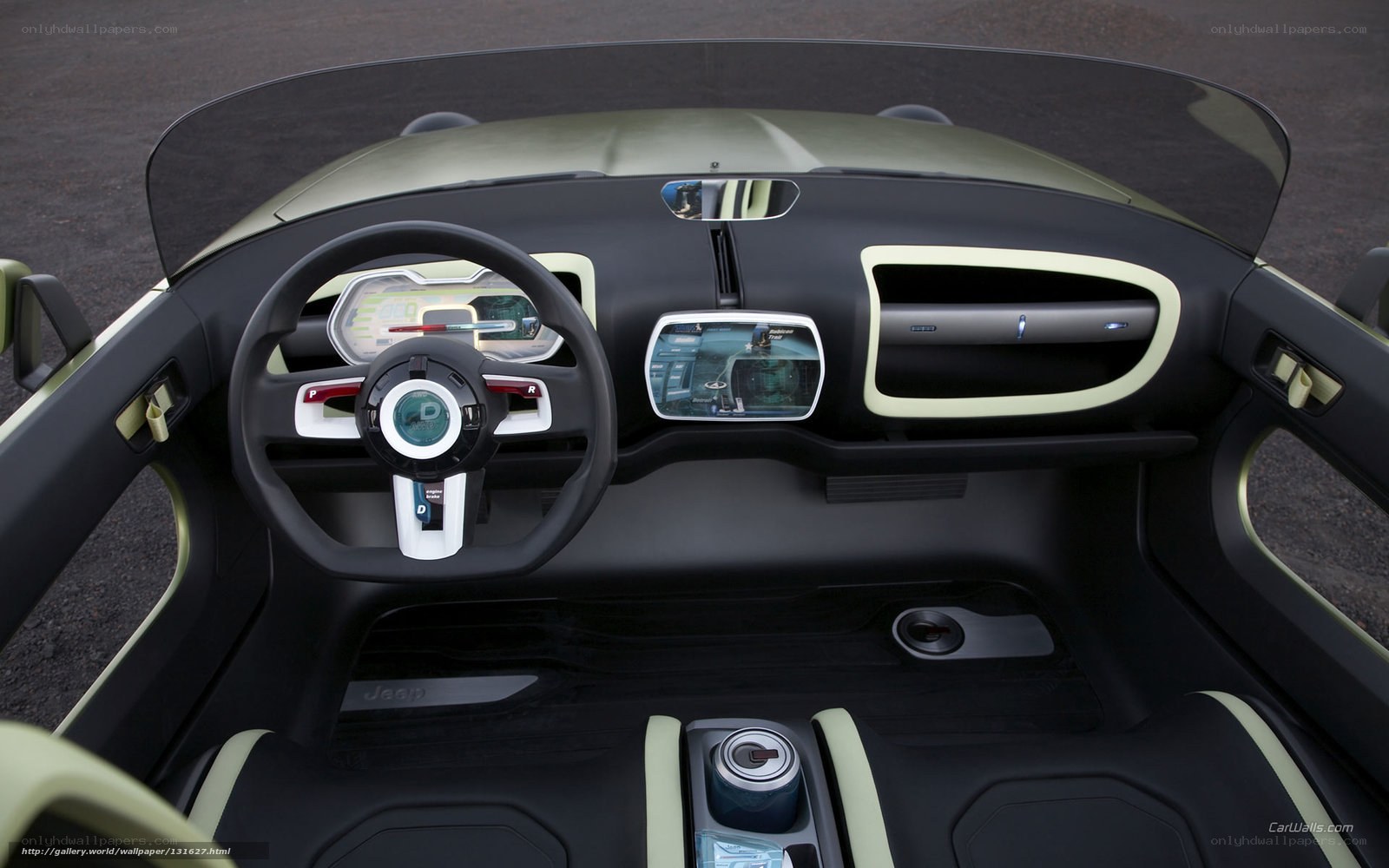 Jeep concept car interior