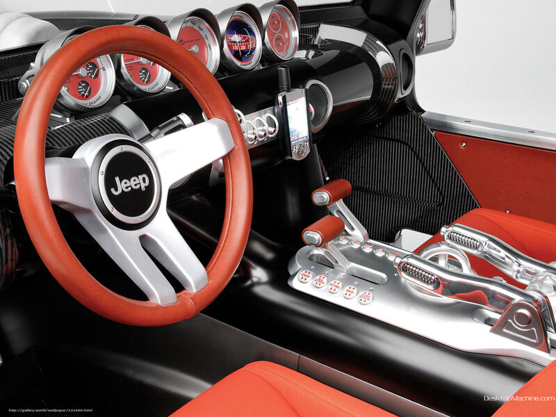 Jeep concept car interior