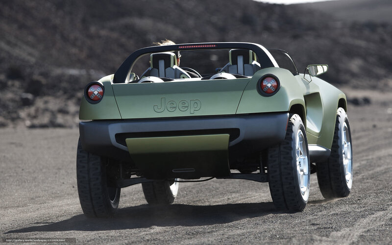 Jeep concept car rear view