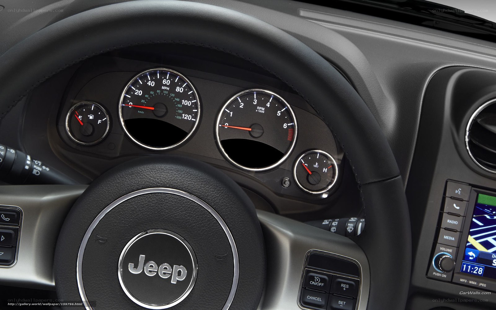 Jeep dashboard interior
