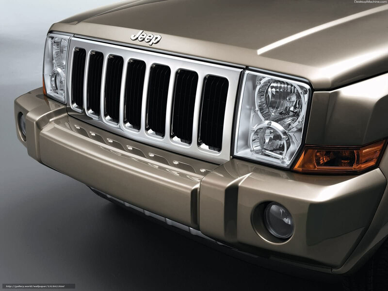 Jeep front grille close-up