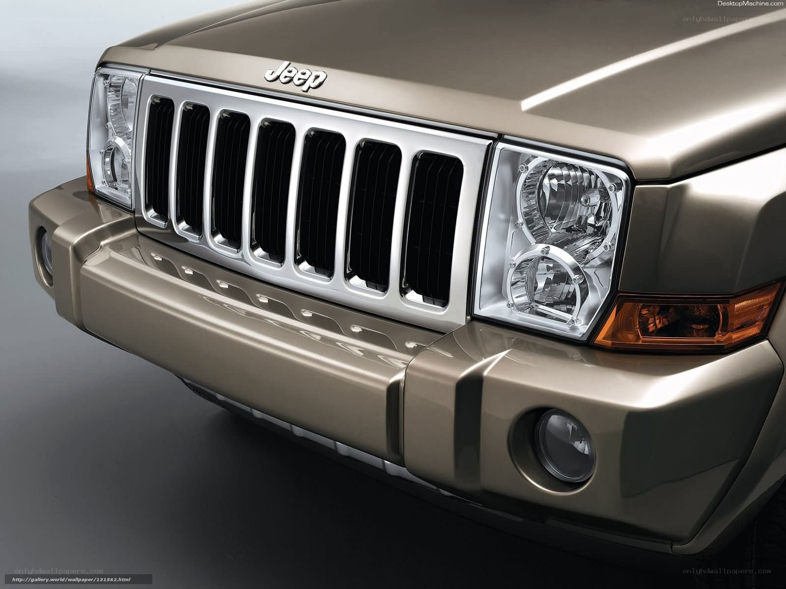 Jeep front grille close-up