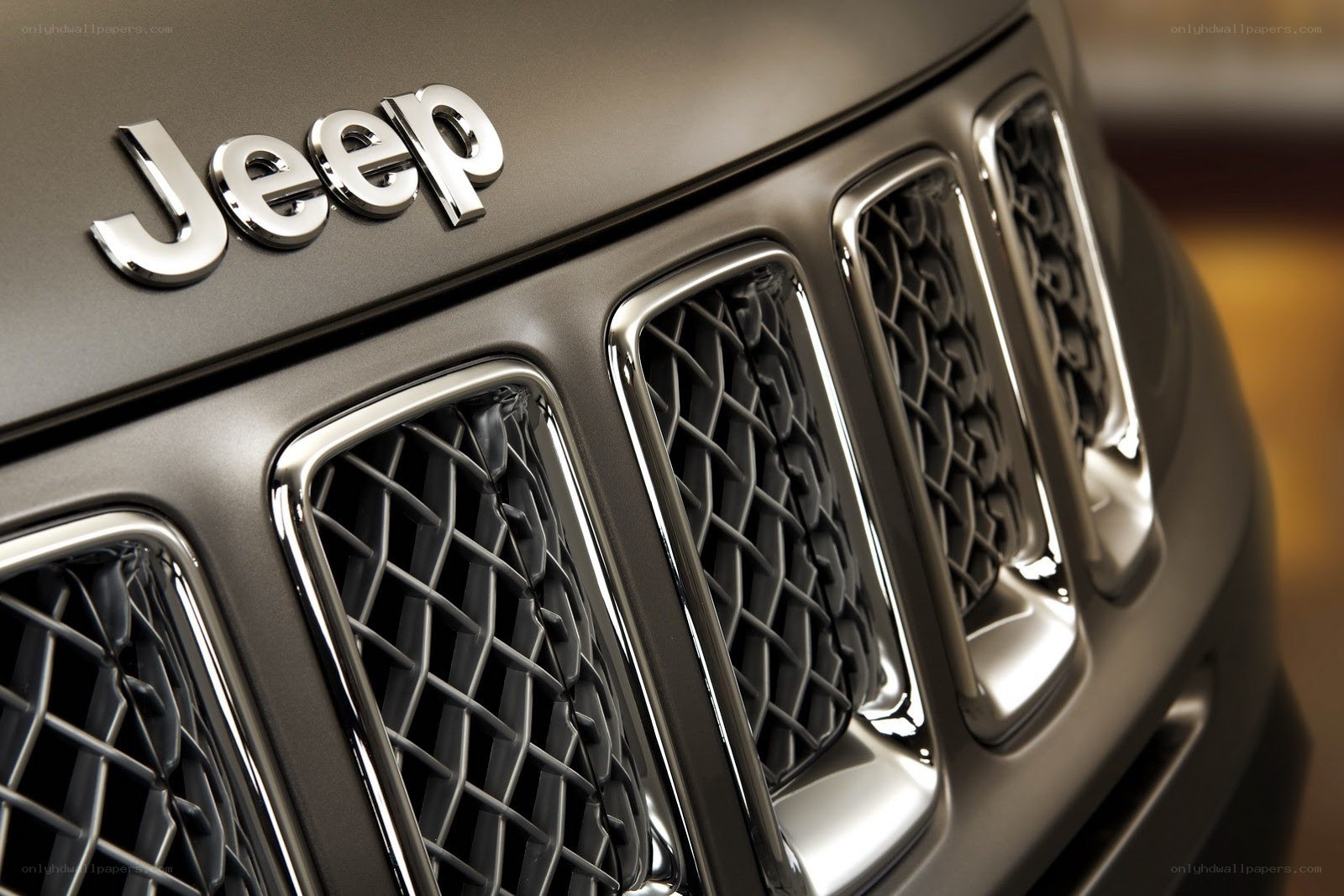Jeep grille close-up