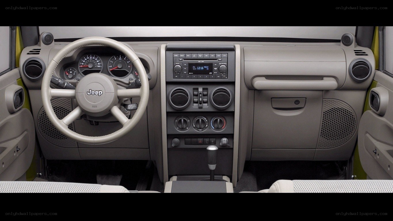 Jeep interior dashboard
