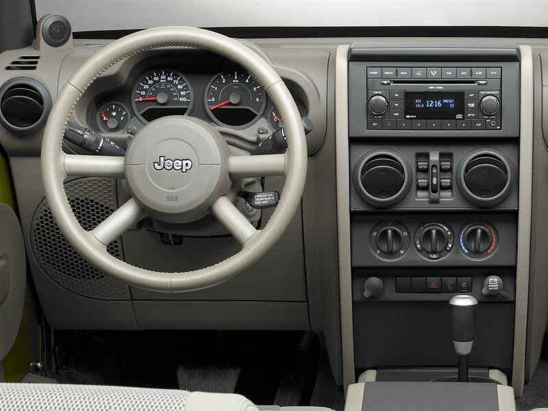 Jeep interior dashboard