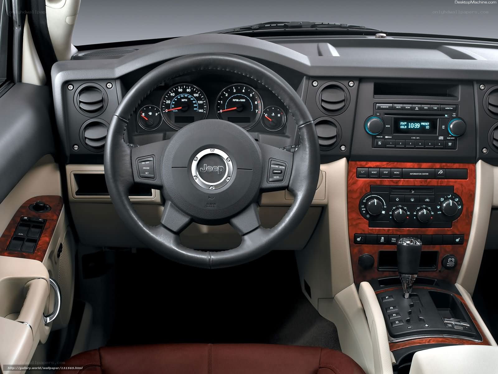Jeep interior dashboard