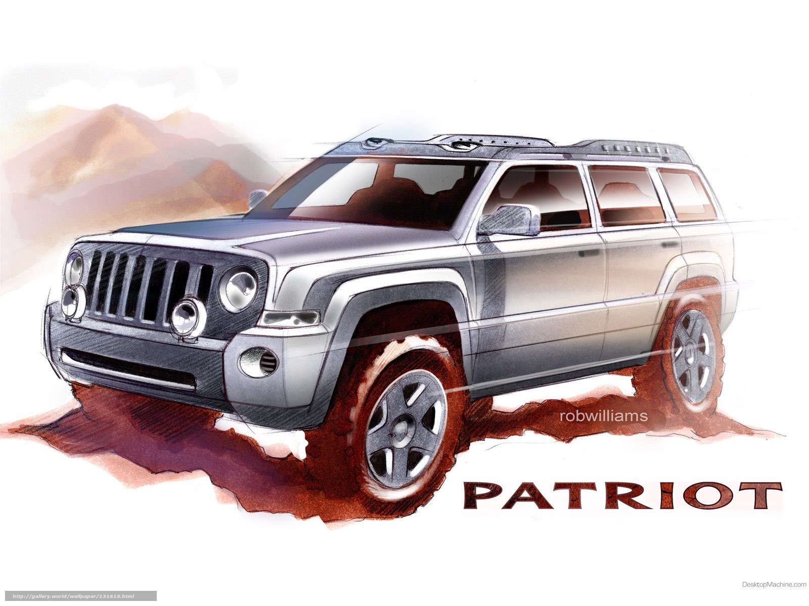 Jeep Patriot concept sketch