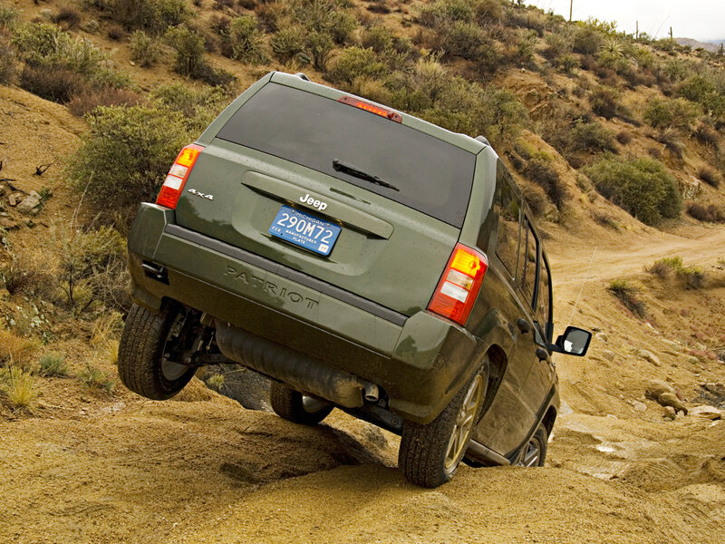 Jeep Patriot off-roading