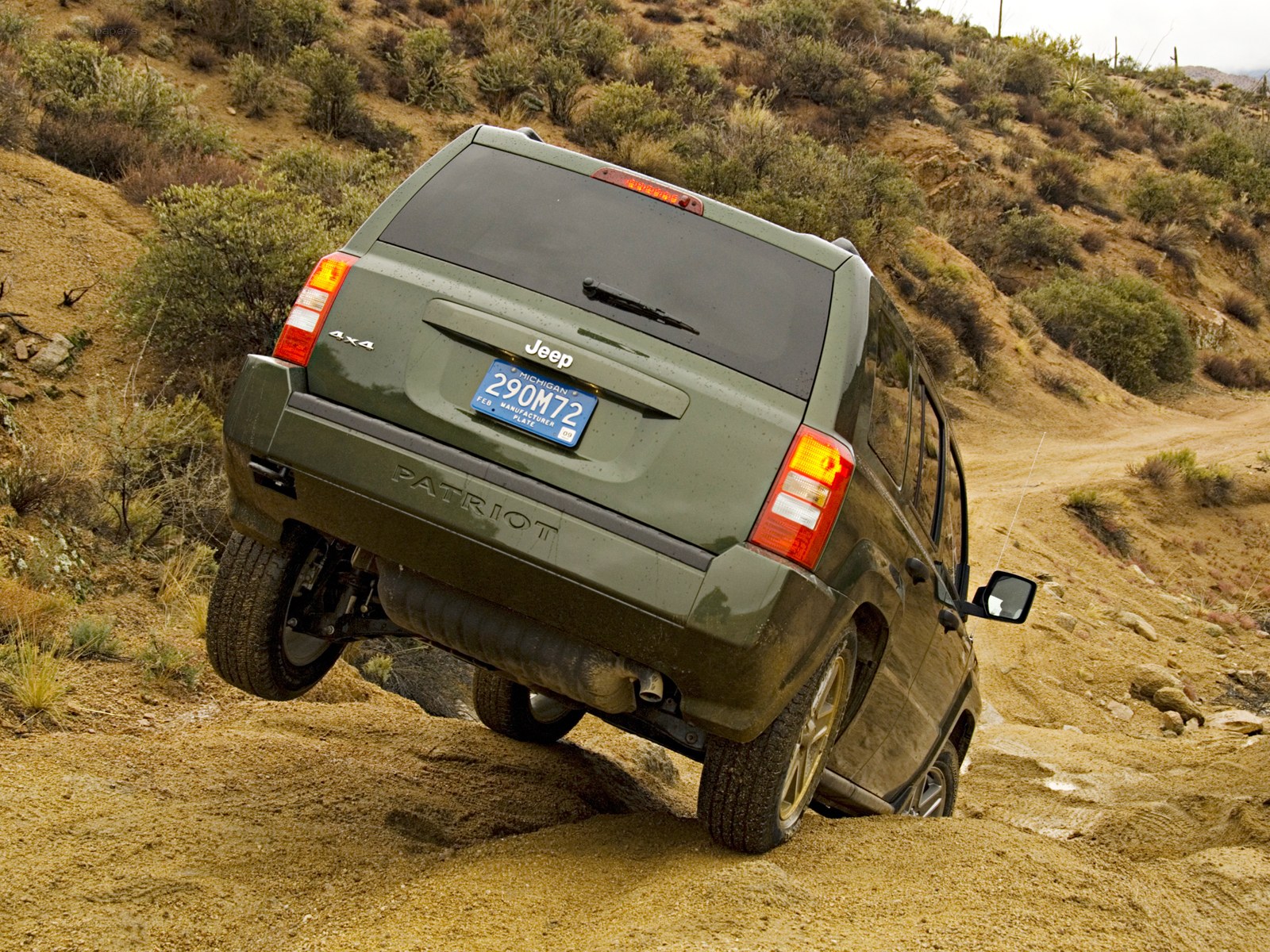 Jeep Patriot off-roading