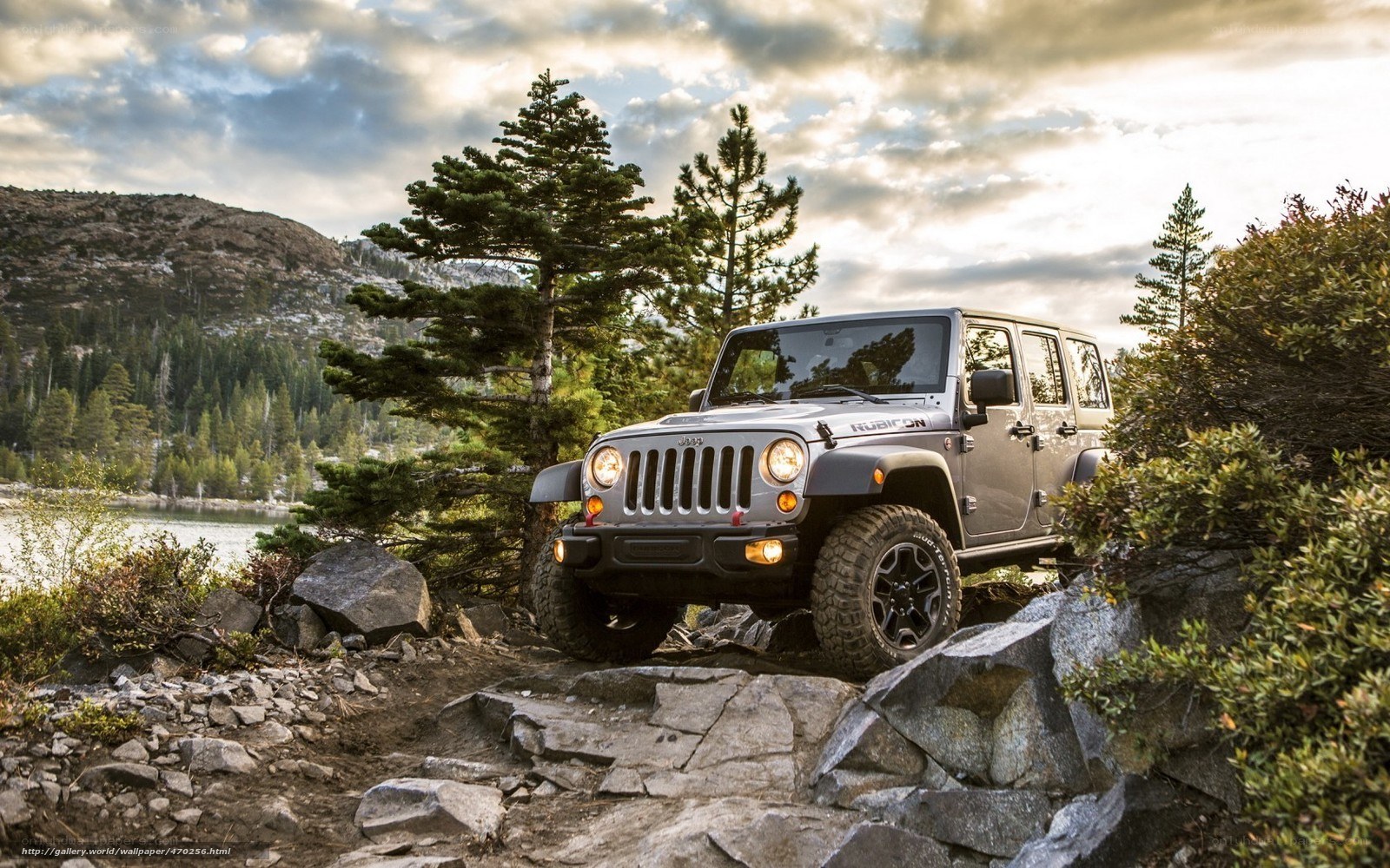 Jeep Rubicon off-roading