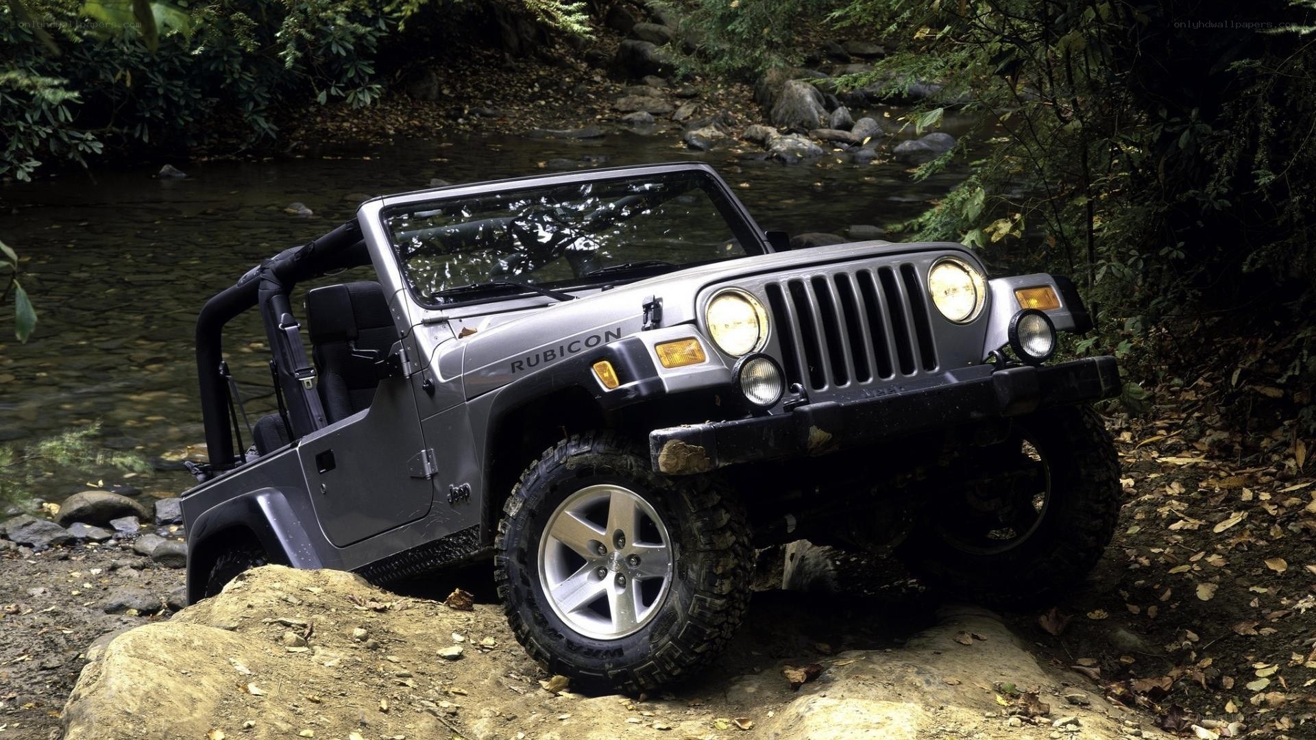 Jeep Rubicon off-roading