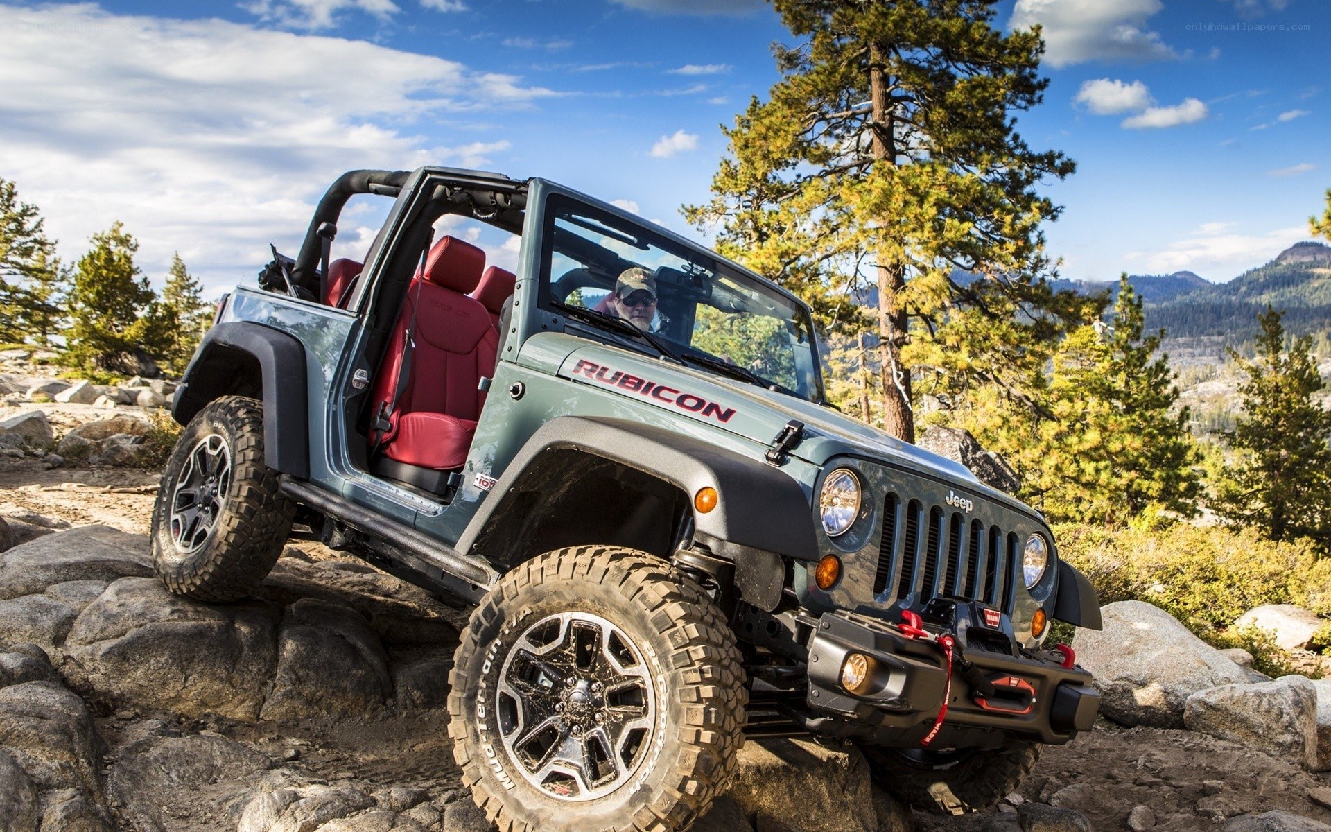Jeep Rubicon off-roading