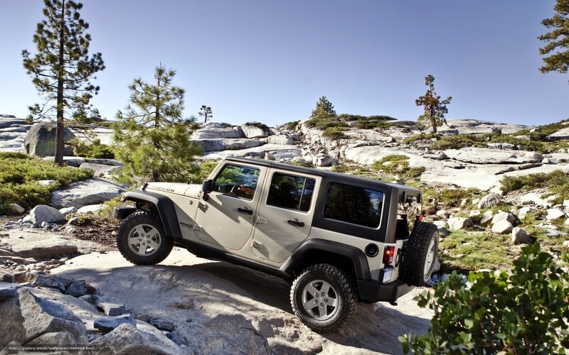 Jeep Rubicon off-roading