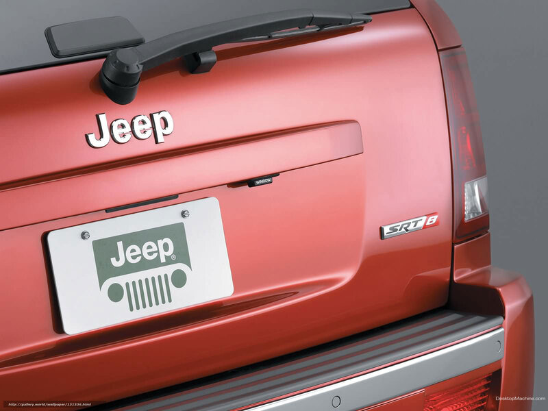 Jeep SRT8 rear view