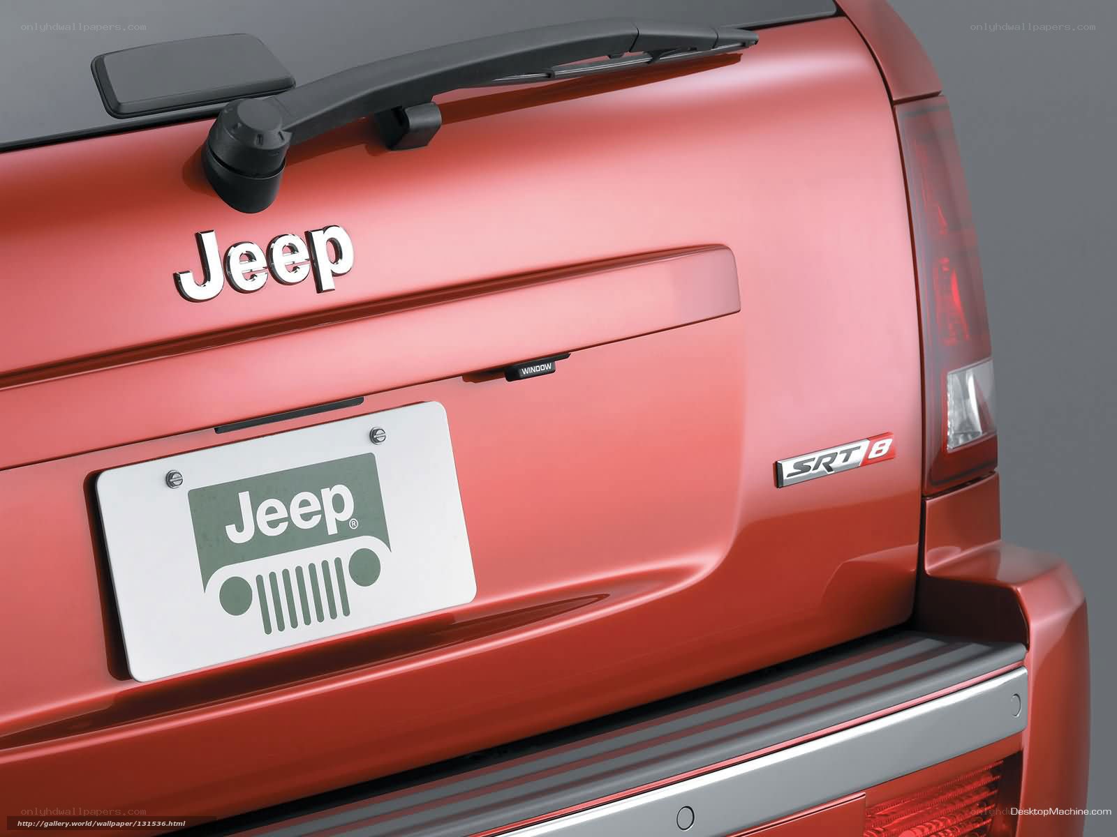 Jeep SRT8 rear view