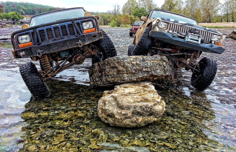 Jeep Vehicles on Rocks