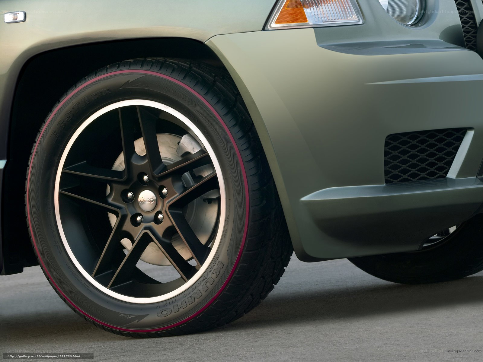 Jeep wheel detail