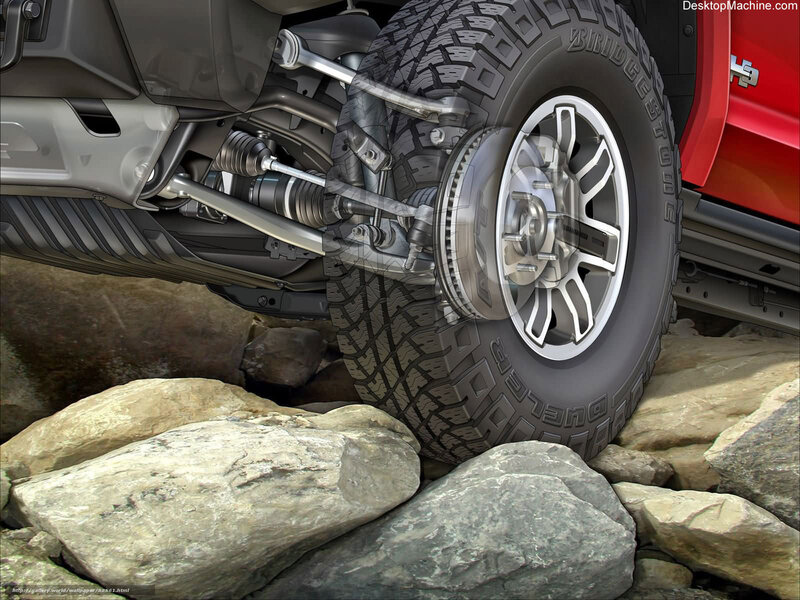 Jeep Wrangler off-road suspension