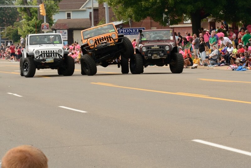Jeeps in Parade