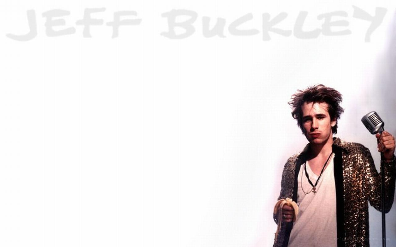 Jeff Buckley with microphone