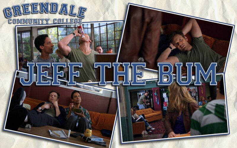Jeff the Bum collage