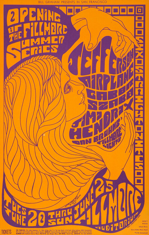 Jefferson Airplane concert poster