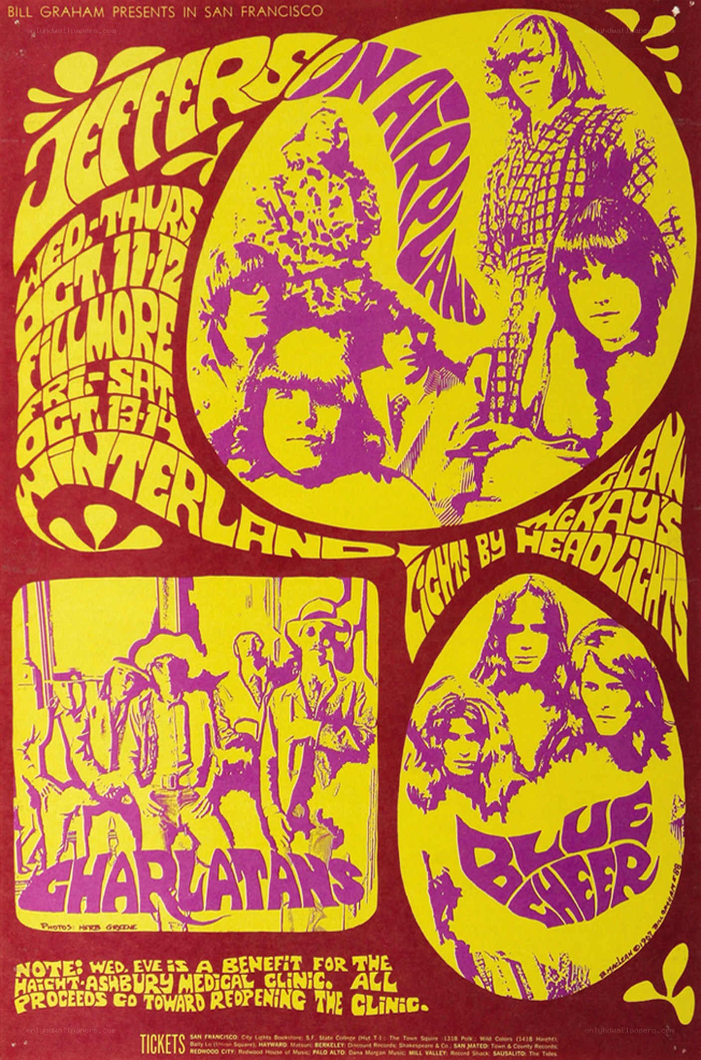 Jefferson Airplane concert poster