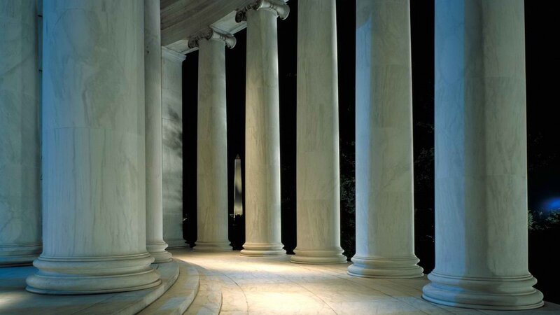 Jefferson Memorial at night