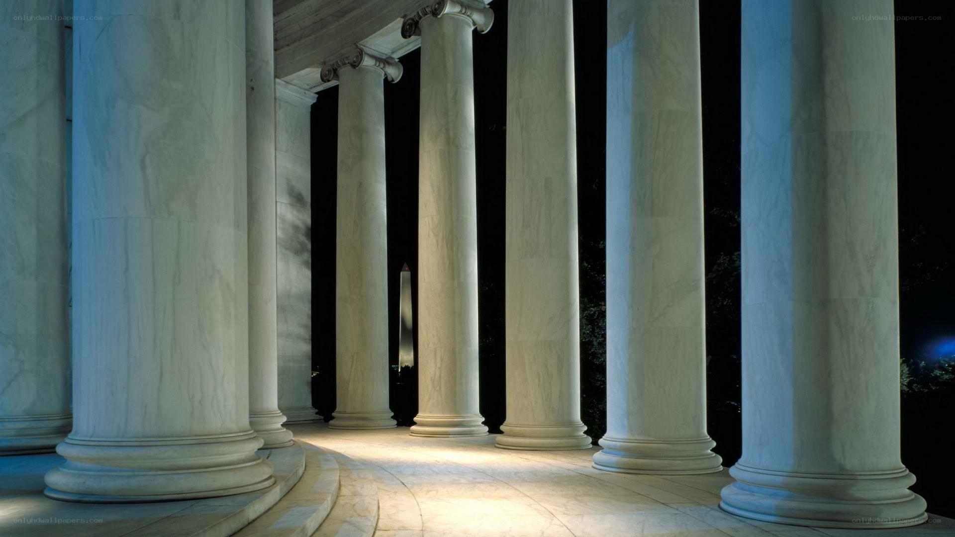 Jefferson Memorial at night
