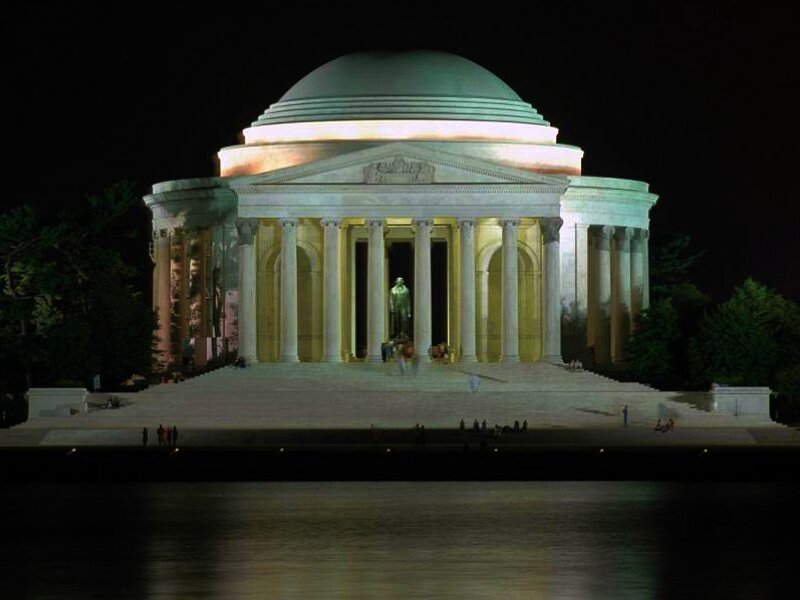 Jefferson Memorial at night