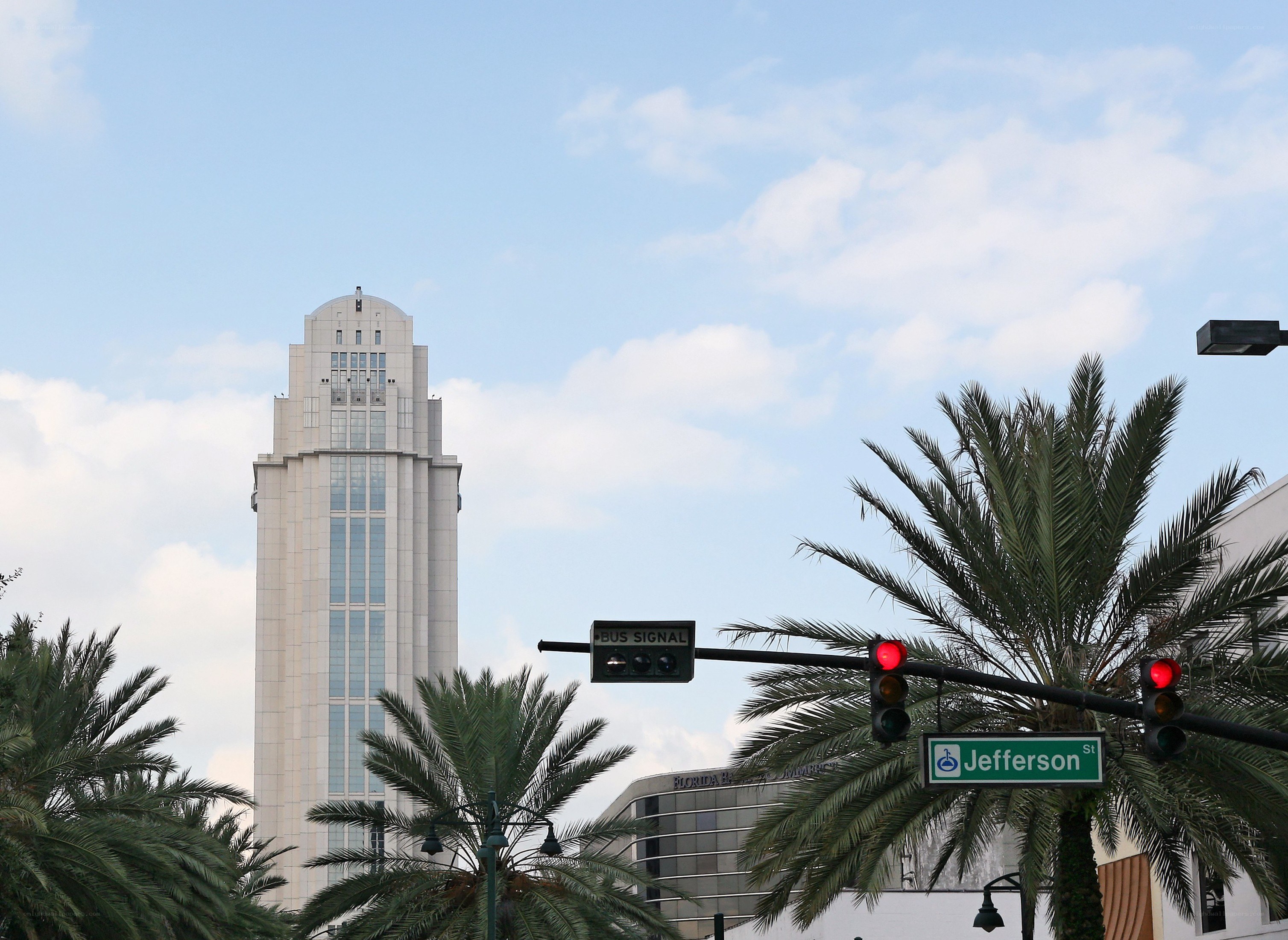 Jefferson Street and tower