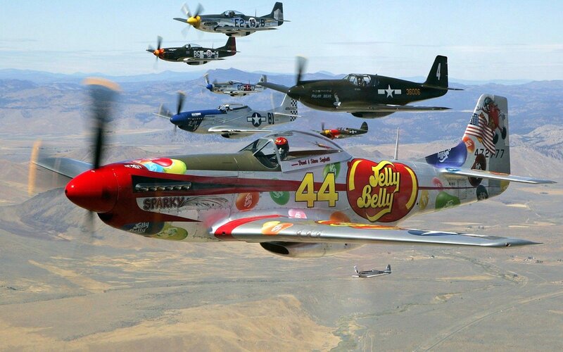 Jelly Belly P-51 Mustang — Silver