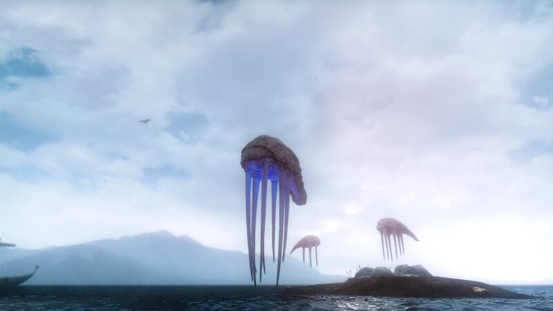 Jellyfish-like Creatures — Blue