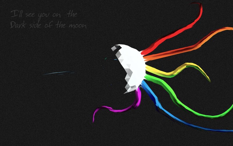Jellyfish with Rainbow Tentacles