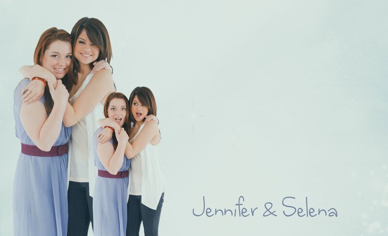 Jennifer and Selena group photo