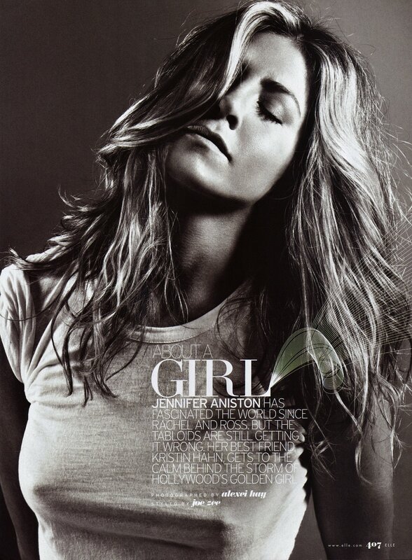 Jennifer Aniston magazine feature