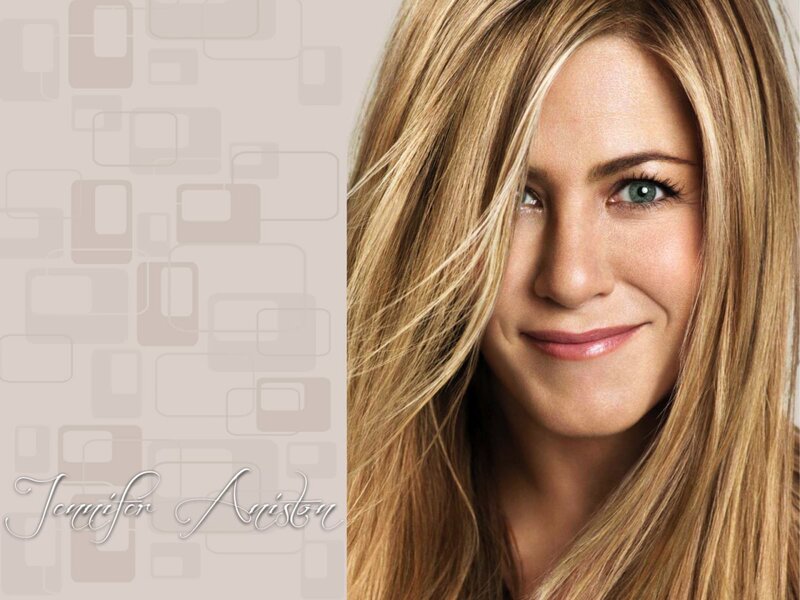 Jennifer Aniston Portrait — Blonde