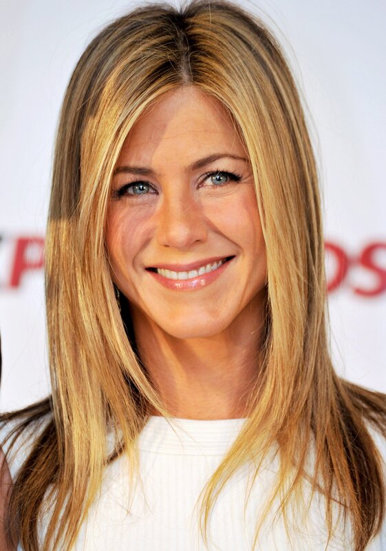Jennifer Aniston smiling at event