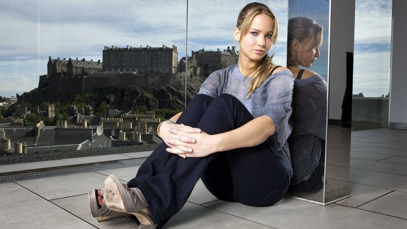 Jennifer Lawrence in Edinburgh