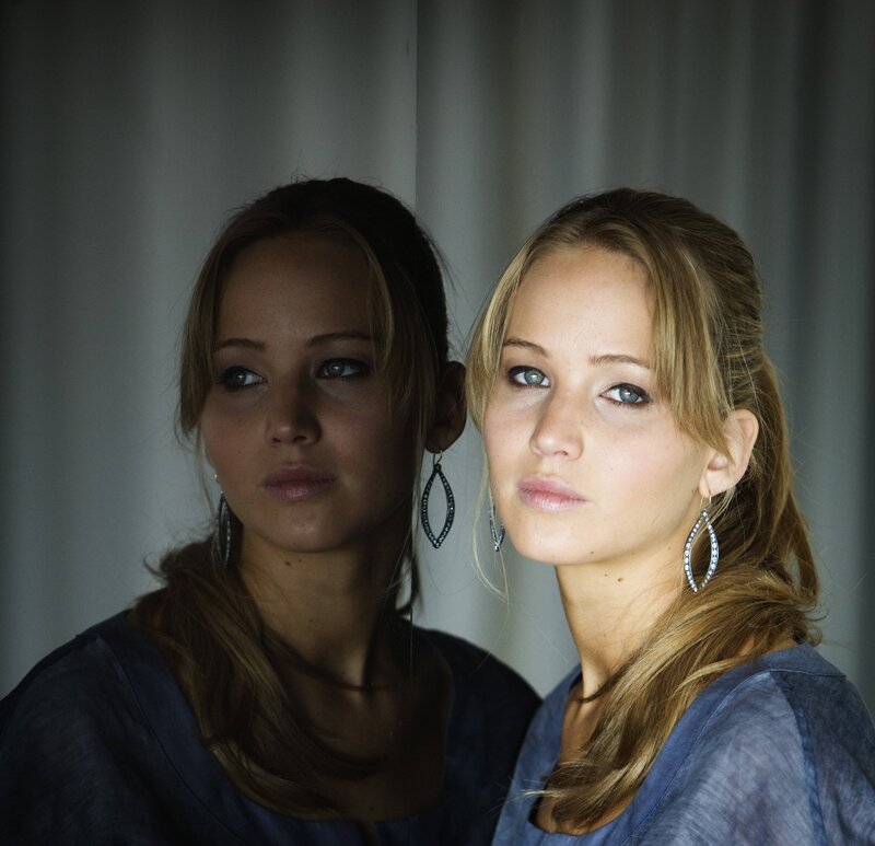 Jennifer Lawrence in portrait