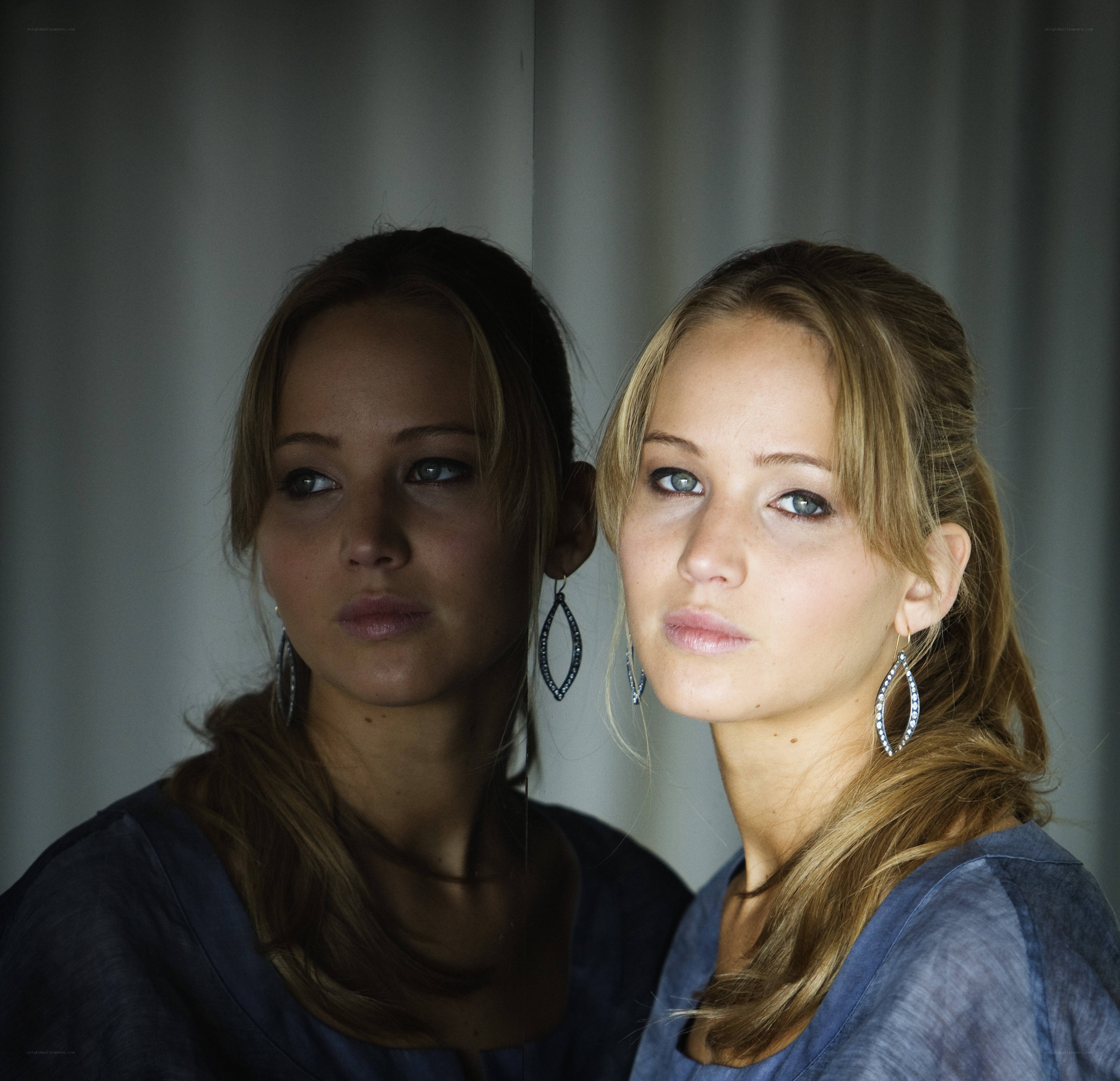 Jennifer Lawrence in portrait